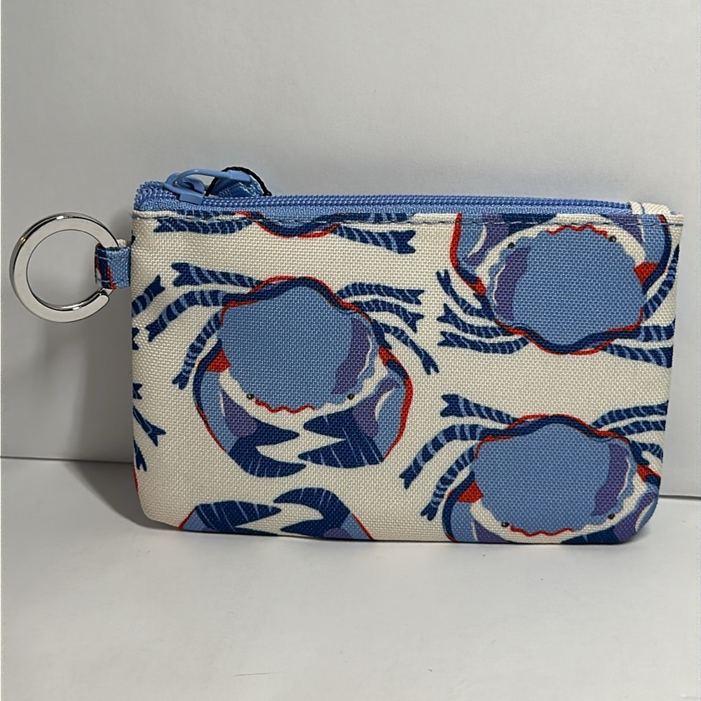 Vera Bradley Zip ID Case in Feelin’ Crabby - #161